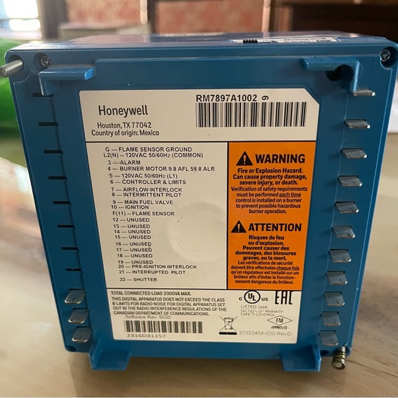 Honeywell Blue Control Module - Picture 13 of 15
